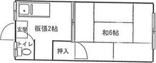 粂荘の物件間取画像